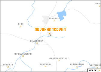 map of Novokhar\