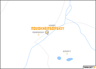 map of Novokhersonskiy