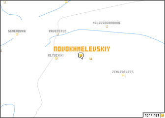 map of Novokhmelëvskiy