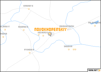 map of Novokhopërskiy