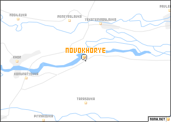 map of Novokhor\