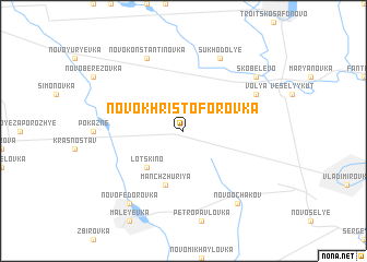 map of Novokhristoforovka