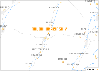 map of Novokhumarinskiy