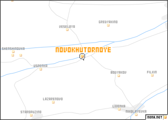 map of Novokhutornoye