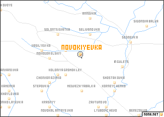 map of Novo-Kiyevka