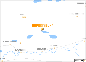 map of Novokiyevka