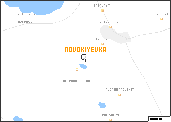 map of Novokiyevka