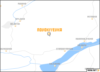 map of Novokiyevka