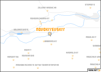 map of Novokiyevskiy