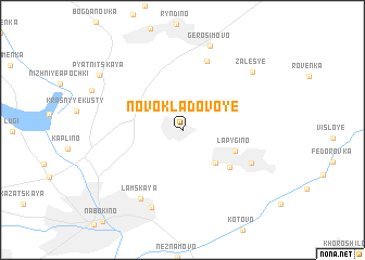 map of Novokladovoye