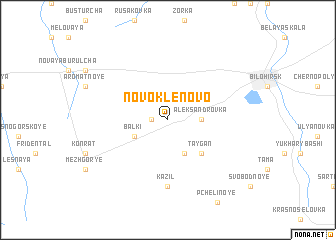 map of Novoklënovo