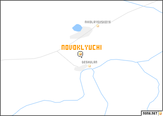 map of Novo-Klyuchi