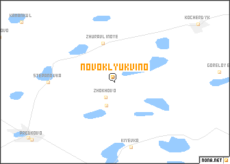 map of Novoklyukvino