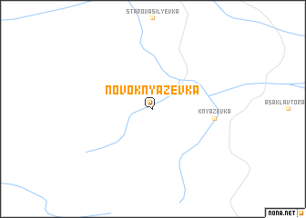 map of Novoknyazevka