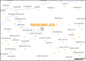 map of Novokobelëvo