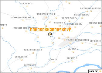 map of Novokokhanovskoye