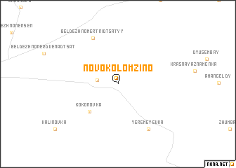 map of Novokolomzino