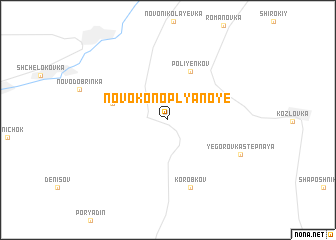 map of Novokonoplyanoye