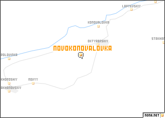 map of Novokonovalovka