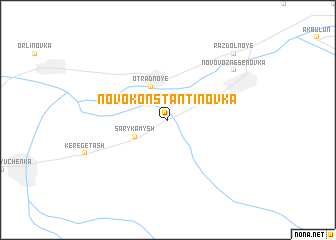 map of Novokonstantinovka