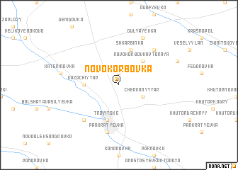 map of Novokorbovka