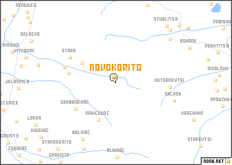 map of Novo Korito