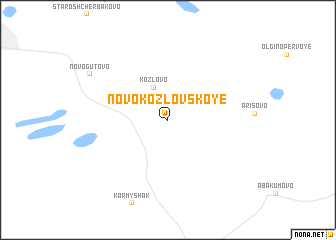 map of Novokozlovskoye