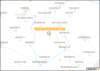 map of Novokrasnovka