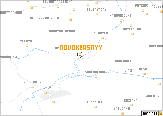 map of Novokrasnyy