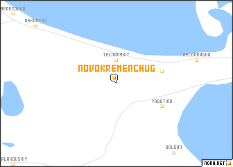 map of Novokremenchug