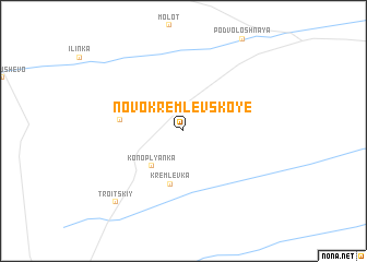 map of Novokremlevskoye