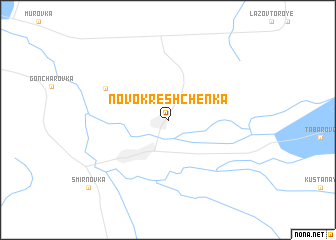 map of Novokreshchenka