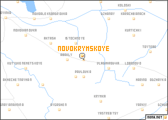 map of Novokrymskoye