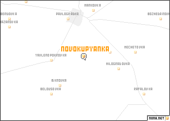 map of Novokupyanka