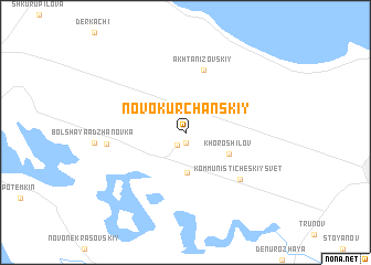 map of Novo-Kurchanskiy