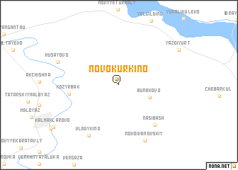 map of Novokurkino