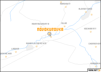 map of Novokurovka