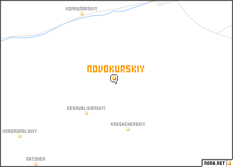 map of Novokurskiy