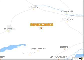 map of Novokuz\