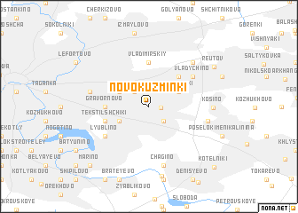 map of Novokuz\