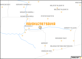 map of Novokuznetsovka