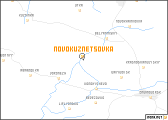 map of Novokuznetsovka