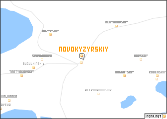 map of Novokyzyrskiy