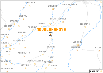 map of Novolakskoye