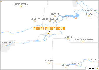 map of Novolokinskaya