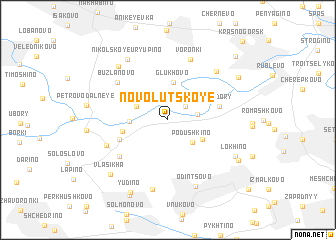 map of Novo-Lutskoye