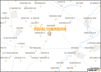 map of Novo-Lyubimovka