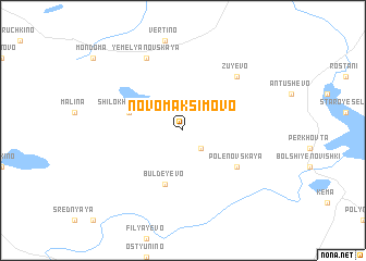 map of Novo-Maksimovo