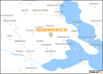 map of Novo-Markovichi