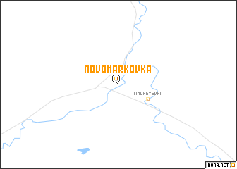 map of Novomarkovka